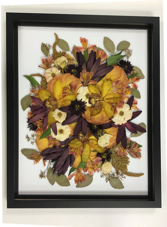 Element offers proofs for clients utilizing the Peony Experience, our top tier offering for pressed flower preservation clients. 