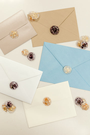 Floral Envelope Seals | Pack of 10